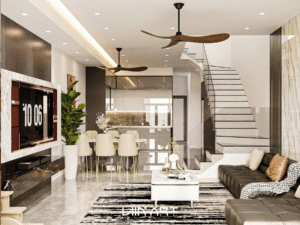 CĂN NHÀ 75m² LỘT XÁC SANG TRỌNG – KHI THIẾT KẾ HIỆN ĐẠI CHẠM ĐẾN CẢM XÚC SỐNG